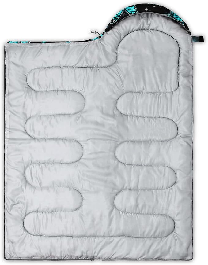 BSNTHO Camping Sleeping Bags,3 Season Warm & Cool Weather,Lightweight,Waterproof Sleeping Bags for Adults & Kids,Traveling,and Outdoors,Camping Gear Equipment