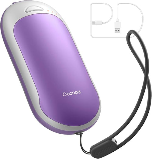 OCOOPA Hand Warmers Rechargeable, 1 Pack 5200mAh Electric Portable Pocket Heater, Heat Therapy Great for Raynauds, Hunting, Golf, Camping, Women Mens Gifts