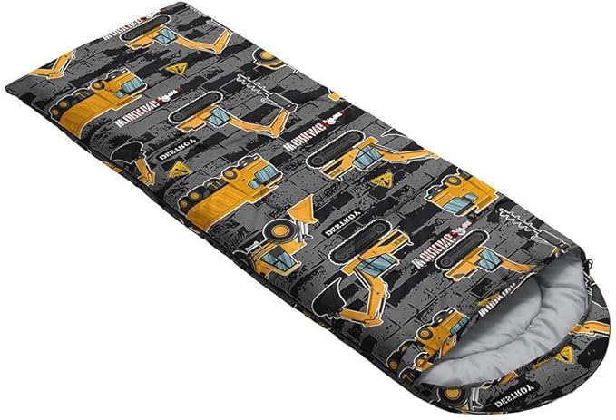 Kids Sleeping Bag for Boys Girls,Western Cowboy Print-Lightweight Warm Portable Outdoor Indoor-Waterproof Cold Weather Resistant Sleeping Bag for Camping Hiking