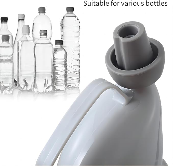 Unisex Urination Device Travel Emergency Toilet, Urinal Device with Tube and Handle, Travel Pee Bottle for Men and Women, Urinal Funnel Pee Funnel Women Pee Cup Stand Up for Outdoor, Camping
