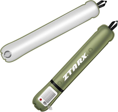 Inflatable Light Tube Video Light Stick, LED Solar Camping Light Portable and Foldable, USB Outdoor Photography Light,4 Types of Lighting