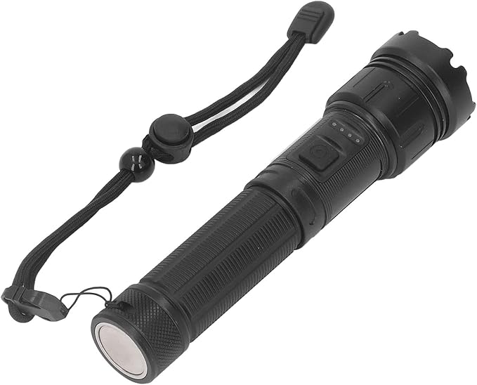Rechargeable Flashlights High Lumens,Super Bright Tactical Flashlight, Portable Small Zoom Led Flashlight 1500m Range Super Bright Flashlight Aluminum with 3 Lighting Modes