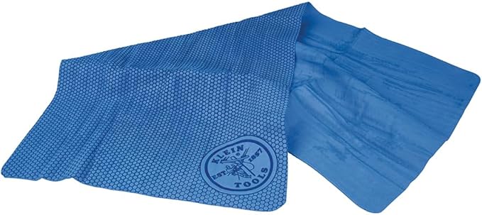 KLEIN TOOLS 60090 Cooling Towel for Neck with Evaporative PVA Technology, Blue