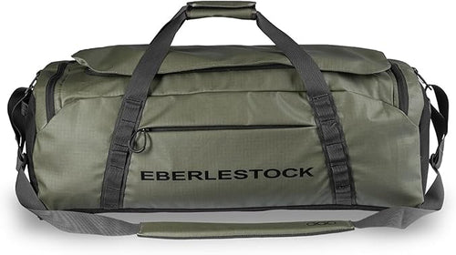Eberlestock Hyllus Duffel Bag for Men - Durable, Water-Resistant, Small Men's Duffle Bag with Zipper Pockets, Ideal for Travel & Gym, Tactical Gear Bag, Hunting, Fishing, Camping - Military Green, 65L