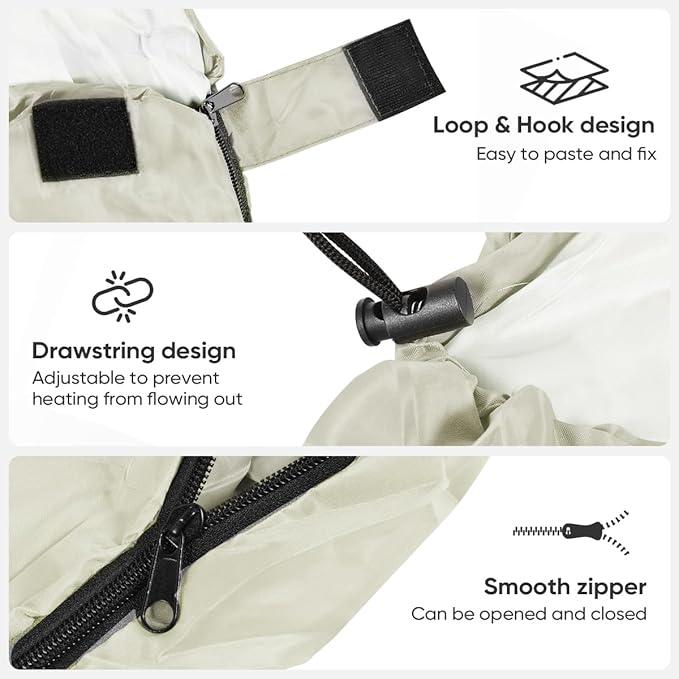 OBTANIM Sleeping Bags Portable Waterproof Camping Sleeping Bag for Adults Kids 4 Seasons Cold Weather or Warm Backpacking Hiking Mountaineering Indoor Outdoor Use