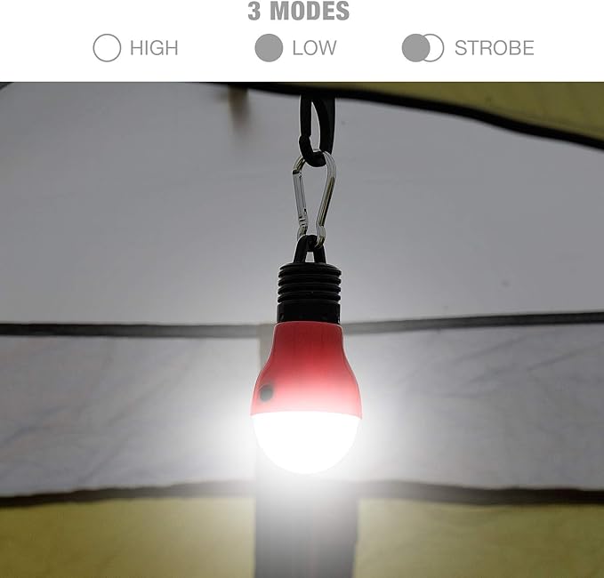 EverBrite 3-Pack Camping Lights and 2-Pack 2-in-1 Mini Lanterns and Flashlights