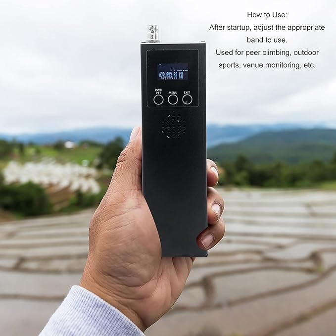 0.5MHz to 30MHz Radio Transceiver, 4 Waveband Design High Efficiency Transceiver, Handheld HF SSB QRP USDX Transceiver for Survival Biking Hiking Camping (US Plug)