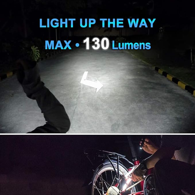LUMINTOP Tool AAA Waterproof Flashlight, 130 Lumens, IPX-8, TIR Lens, 3 Output Modes, Memory Function, Battery Powered