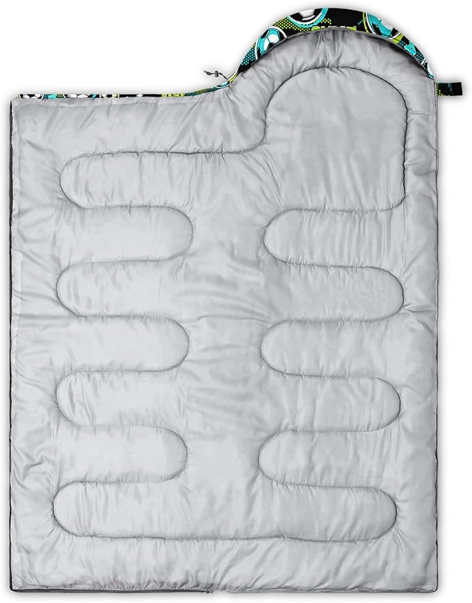 QOOMO Animals Camping Sleeping Bags,3 Season Warm & Cool Weather,Lightweight,Waterproof Sleeping Bags for Adults & Kids,Traveling,and Outdoors,Camping Gear Equipment
