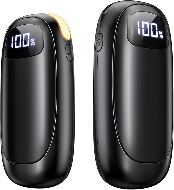 Hand Warmers Rechargeable - 2 Pack Electric Hand Warmers 14000mAh, 16 Hrs Warmth Dual-Sided Heating Max 131℉, Reusable Hand Warmers Pocket Heater for Raynauds, Hunting, Golf, Camping