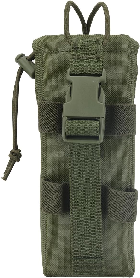 Tactical Molle Radio Holster Holder Case Military Heavy Duty Radios Holster Bag for AR-152 AN/PRC-152 148 UV-25 Two Ways Walkie Talkies Adjustable Storage