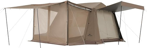 Naturehike Village Camping Tent,4/6/8 Person Tents for Camping, 60S Easy Setup Instant Tent for Family Camping, Car Camping