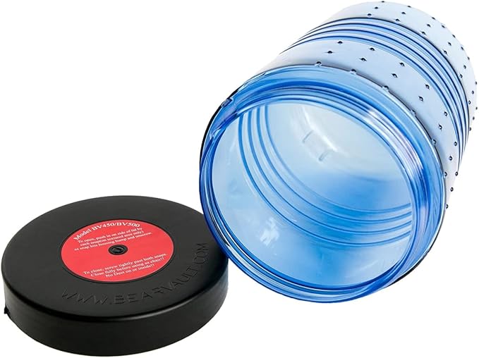Bear Canister for Backpacking. 4 Sizes: BV500, BV475, BV450, BV425. Bear Resistant Food Container for Camping, Hiking, Fishing, Canoeing, Hunting, bikepacking. Bear Vault is Bear Safe!
