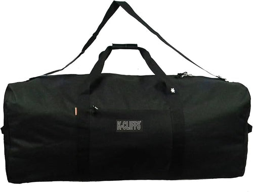 Heavy Duty Cargo Duffel Large Sport Gear Drum Set Equipment Hardware Travel Bag Rooftop Rack Bag (30" x 15" x 15", Black)