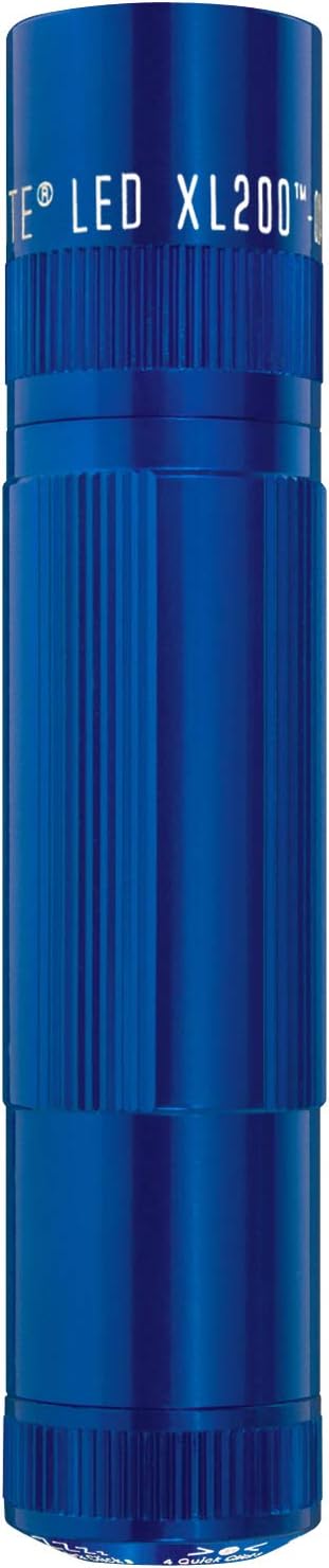 Maglite XL200 LED 3-Cell AAA Flashlight, Blue