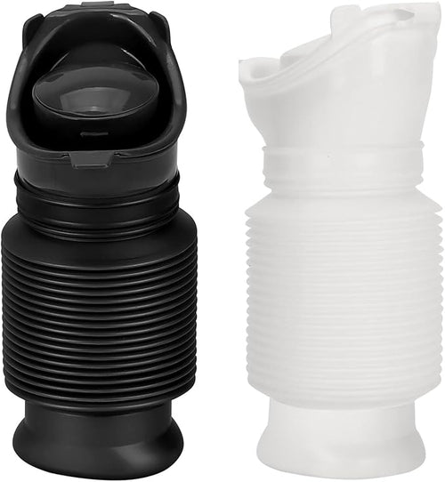 Set of 2 Portable Travel Urinal, Collapsible Urinals for Men and Women, Reusable Kids Potty, Personal Pee Bottle for Outdoor Camping, Long Road Trip and in Traffic