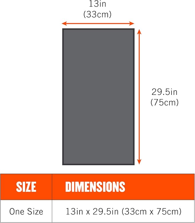 Ergodyne Chill Its 6602 Cooling Towel, Long Lasting Cooling Relief,Lime 29.50" x 0.50"