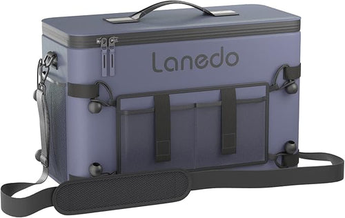 Deep Freeze Cooler Soft Sided Cooler Bag, 34 Can Collapsible Insulated Ice Chest, Large Leakproof Camping & Travel Cooler for Kayaking & Beach