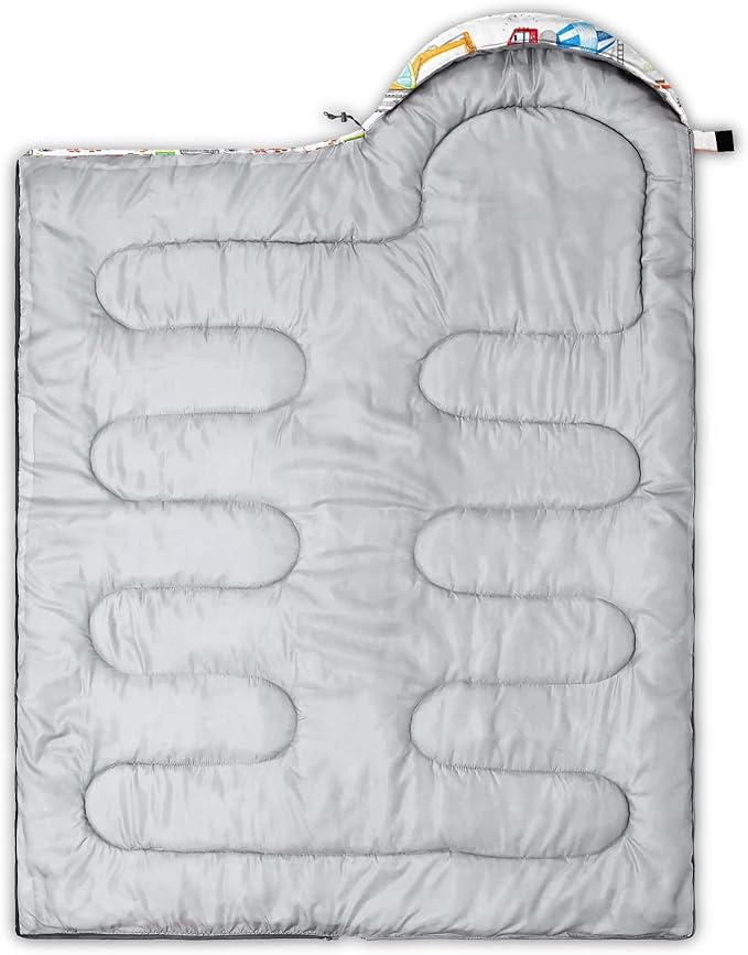 QOOMO Animals Camping Sleeping Bags,3 Season Warm & Cool Weather,Lightweight,Waterproof Sleeping Bags for Adults & Kids,Traveling,and Outdoors,Camping Gear Equipment