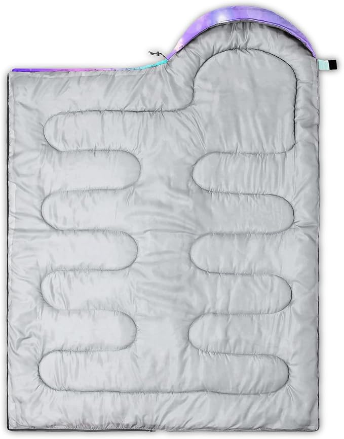 QOOMO Animals Camping Sleeping Bags,3 Season Warm & Cool Weather,Lightweight,Waterproof Sleeping Bags for Adults & Kids,Traveling,and Outdoors,Camping Gear Equipment