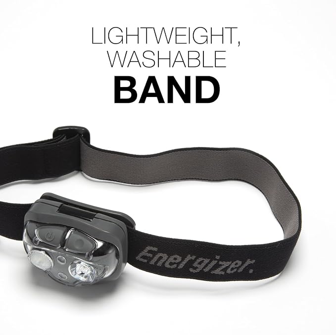 Energizer LED Headlamp Pro360, Rugged IPX4 Water Resistant Head Light, Ultra Bright Headlamps for Running, Camping, Outdoor, Storm Power Outage (Batteries Included)