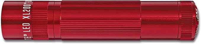 Maglite XL200 LED 3-Cell AAA Flashlight, Red