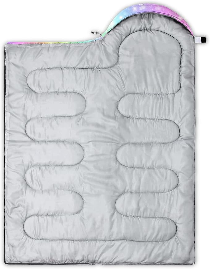 QOOMO Animals Camping Sleeping Bags,3 Season Warm & Cool Weather,Lightweight,Waterproof Sleeping Bags for Adults & Kids,Traveling,and Outdoors,Camping Gear Equipment