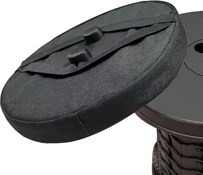 Thick Seat Cushion for Telescopic Stools (Exclude Stool), Chair Pads with Soft Foam and Two Pegs Fit in Round Collapsible Folding Stools (Cushion Only)