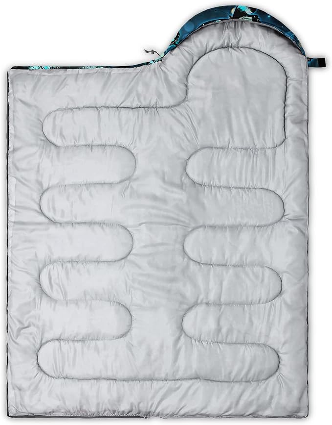 QOOMO Animals Camping Sleeping Bags,3 Season Warm & Cool Weather,Lightweight,Waterproof Sleeping Bags for Adults & Kids,Traveling,and Outdoors,Camping Gear Equipment