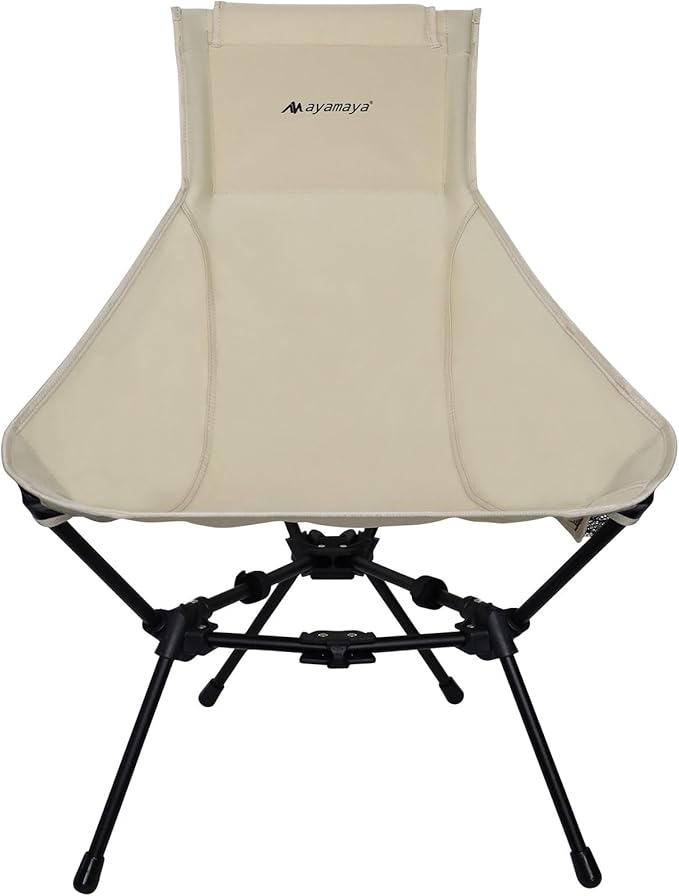 ayamaya Camping Chairs - Ultralight Folding High Back Camping Chair with Upgrade All Aluminum Widen Frame Structure
