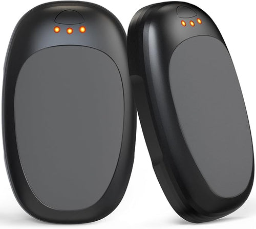 Hand Warmers Rechargeable 2 Pack, Electric Hand Warmer Reusable 4000mAh USB Portable Pocket Warmer, 10 Hrs Lasting Hand Heater for Camping Hiking Hunting Golf Ideal Warm Gift for Women Men