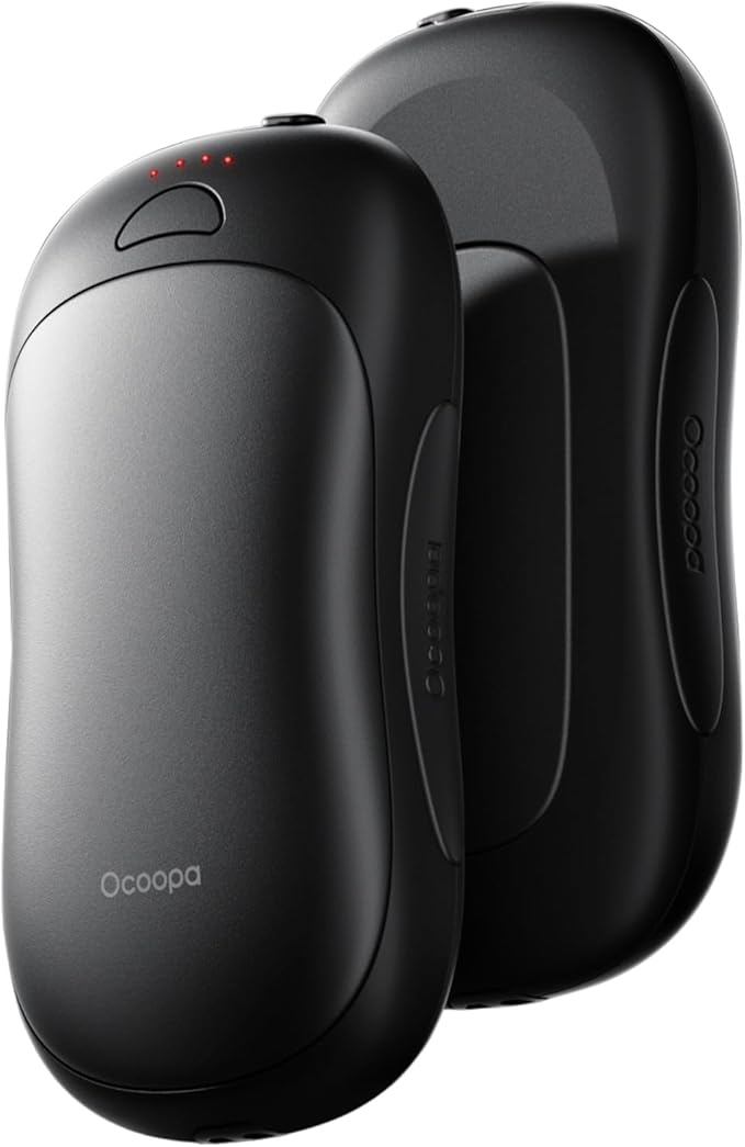 OCOOPA UT3 PRO Hand Warmers Rechargeable 2 Pack, Magnetic Double-Sided Heating with Larger Surface, Long Lasting Warmth Up to 9 Hours, 4 Heat Levels, Max 136℉, Men Tech Gift for Hunting,Camping