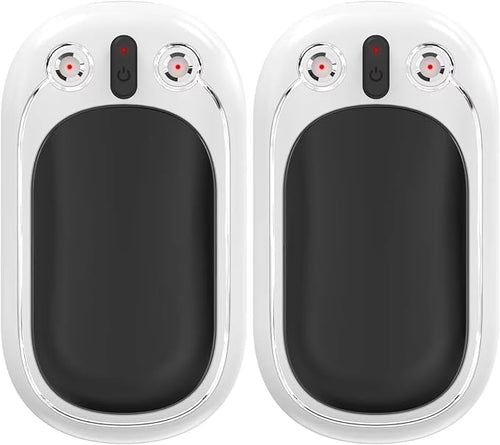 Hand Warmers Rechargeable, SECHKISS 2-Pack 5000mAh Reusable Portable Hand Warmer, 2 in 1 Electric Pocket Warmer Great for Outdoor, Hunting, Golf, Camping, Warm Gifts for Women Men…