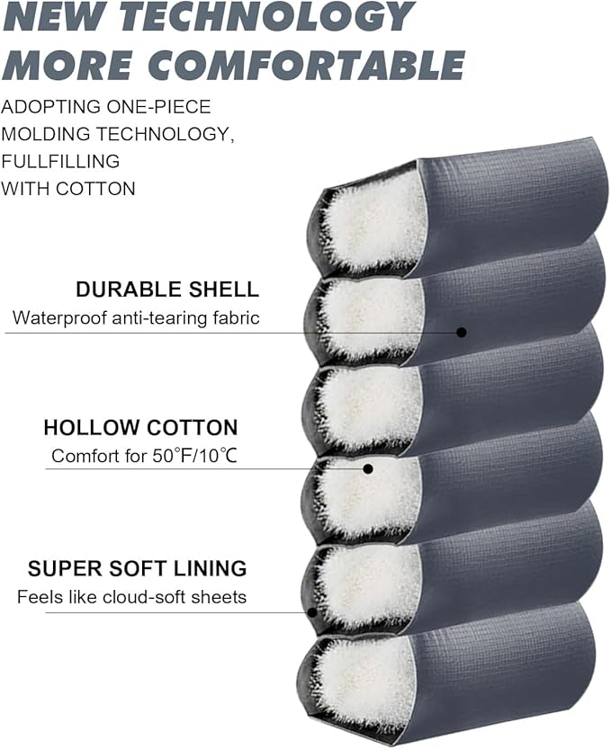 Sleeping Bag for Adults Cold Weather & Warm, Lightweight Backpacking Camping Hiking Essentials Gear for Kids 10-12 Girls Boys Compact w/Compression Sack Indoor Outdoor Sleep Must Haves