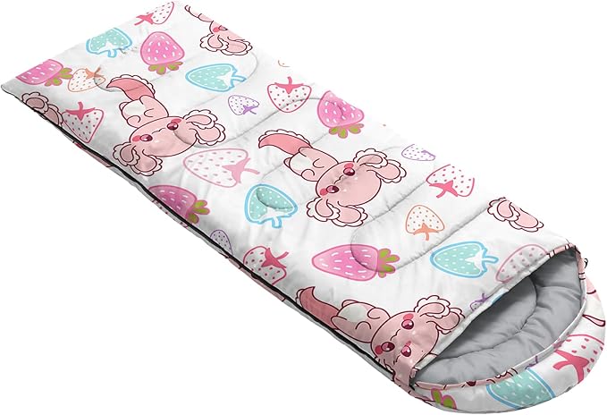 QOOMO Camping Sleeping Bags,3 Season Warm & Cool Weather,Lightweight,Waterproof Sleeping Bags for Adults & Kids,Traveling,and Outdoors,Camping Gear Equipment