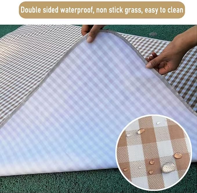 Lchkrep Picnic Blanket Beach Blankets 80"x60" Large Sandproof Waterproof Camping Portable Travel Blanket Play Mat for Outdoor Indoor Family Beach Park Grass,Hiking, Music Festival