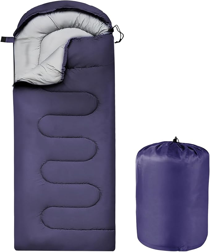 OBTANIM Sleeping Bags Portable Waterproof Camping Sleeping Bag for Adults Kids 4 Seasons Cold Weather or Warm Backpacking Hiking Mountaineering Indoor Outdoor Use