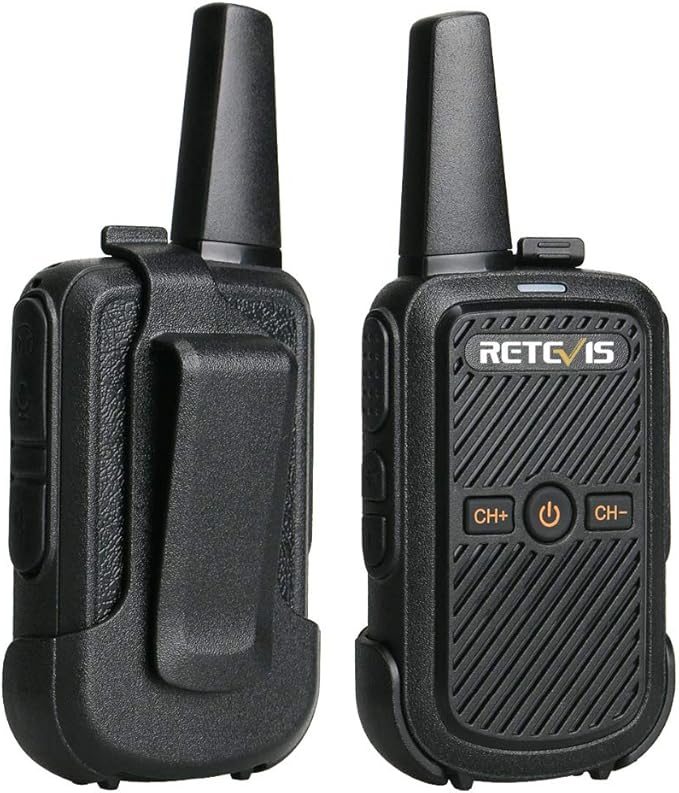 Retevis RT15 Mini Walkie Talkies 3 Pack,Small Portable 2 Way Radios Walkie Talkies,Compact,Walky Talky Rechargeable for Family Warehouse Hiking Camping Gift