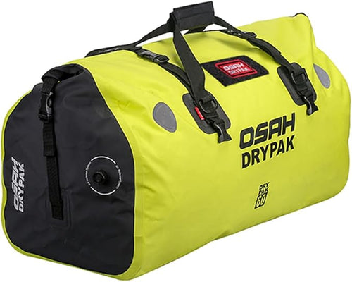 Motorcycle Dry Bag - Waterproof Motorcycle Duffle & Luggage Tail Bag Saddle Bags with Roll Top Closure, Large Storage Space,for Motorcycle Back Seat(Green, 60L)