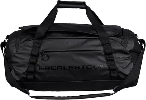 Eberlestock Hyllus Duffel Bag for Men - Durable, Water-Resistant, Small Men's Duffle Bag with Zipper Pockets, Ideal for Travel & Gym, Tactical Gear Bag, Hunting, Fishing, Camping - Black, 45L