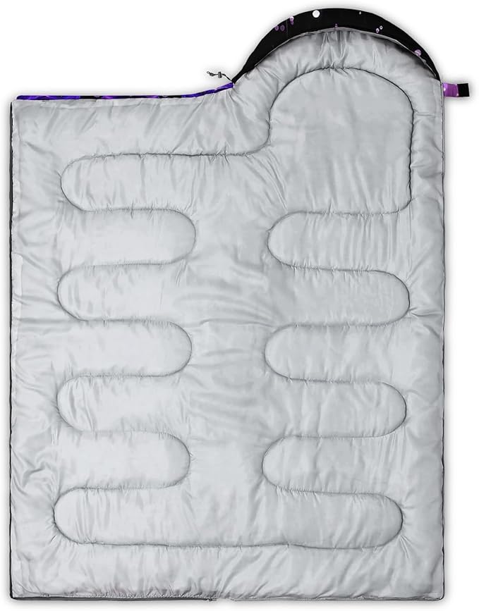QOOMO Animals Camping Sleeping Bags,3 Season Warm & Cool Weather,Lightweight,Waterproof Sleeping Bags for Adults & Kids,Traveling,and Outdoors,Camping Gear Equipment