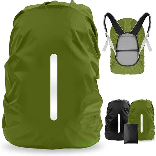 LAMA 2 Pack Waterproof Rain Cover for Backpack, Reflective Rucksack Rain Cover for Anti-dust/Anti-Theft/Bicycling/Hiking/Camping/Traveling/Outdoor Activities