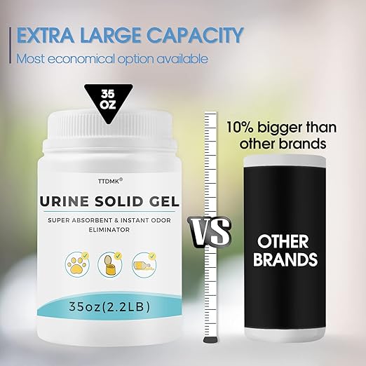 35.2 OZ Camping Toilet Chemicals with Spoon, Toilet Gel Pow for Portable Toilet, Super Absorbent Urine Absorber Eco Gel Sodium Polyacrylate, Deodorizer for Pet Loo, Emergency Toilet Bio Gel - by TTDMK