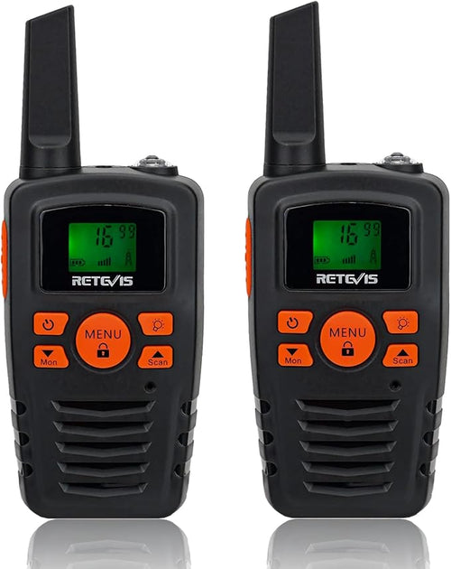 Retevis RA35 Walkie Talkies for Adults Kids, Long Range Walkie Talkies, Easy to Use Clear Sound, Portable 2 Way Radio, 22CH VOX Flashlight, Kids Walkie Talkie Set of 2 for Camping Hiking Car Travel