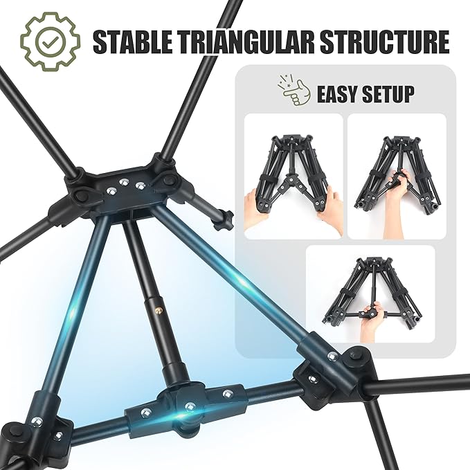 Ultralight Backpacking Chair,Compact Folding Camping Chair,Supports 300lbs,Portable Travel & Hiking Chair,Lightweight Design,Perfect for Hiking Gear, Picnics and Traveling