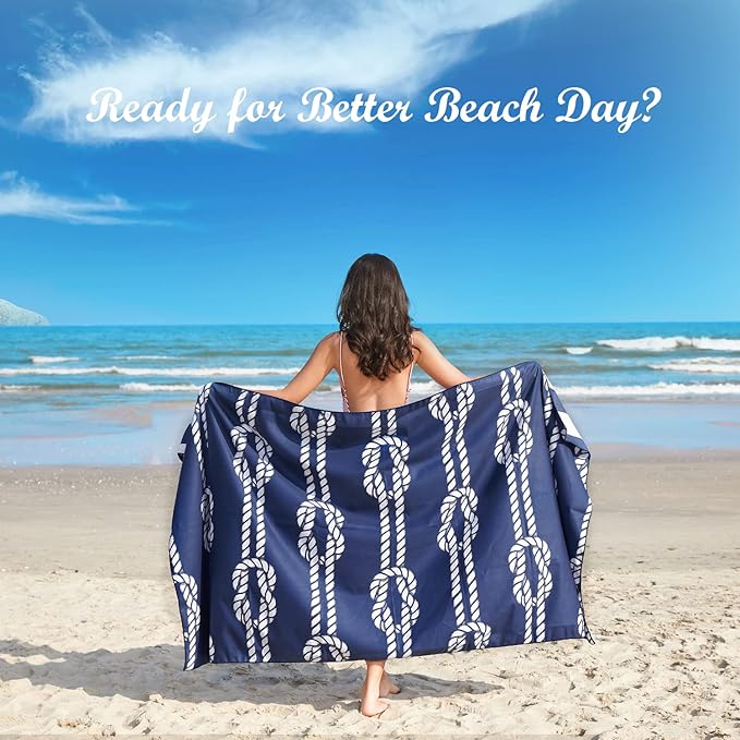 Your Choice Microfiber Beach Towels, Sand Free Beach Towel, Quick Dry Beach Towel, Extra Large Beach Towels for Adults, Kids (67x35 Inch, 60x30 Inch), Travel Towel, Camping Towel