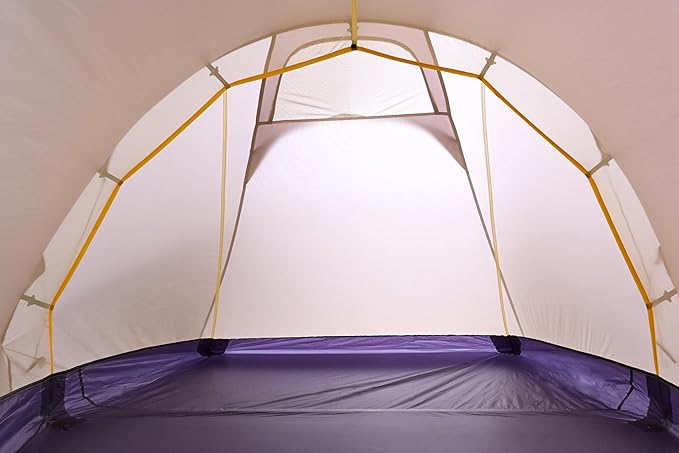 Backpacking Ultralight 2Person Tunnel Tent, 2.89lbs, Double Silicone-Coated Fabric, Compact 3-Season Tent – Wine Brown
