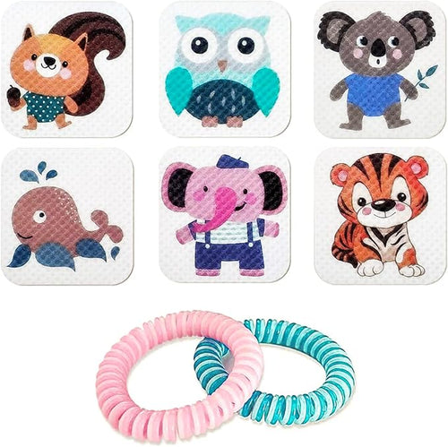 120 Pack Mosquito Patches Stickers for Adult Kids, Resealable Stickers with 2Pack Mosquito Bracelet, Mosquito Patches for Kids, Mosquito Patches Stickers for Outdoor Camping & Travel