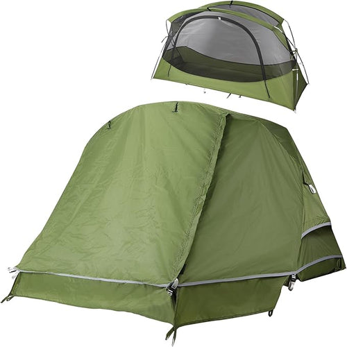 REDCAMP Multifuncational Cot Tent for 1 Person, Folding Camping Tent cot for Adult, Portable Elevated Tent Off The Ground Tent, 76x28x39.5in