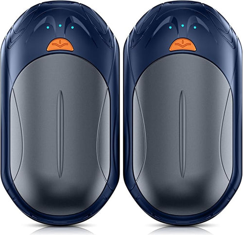AI Hand Warmers Rechargeable 2 Pack,6000mAh Rechargeable Hand Warmer,20Hrs Long Heating Electric Hand Warmer,Portable Pocket Heater,Pocket Size Hand Warmer, Gifts for Christmas,Camping,Hunting